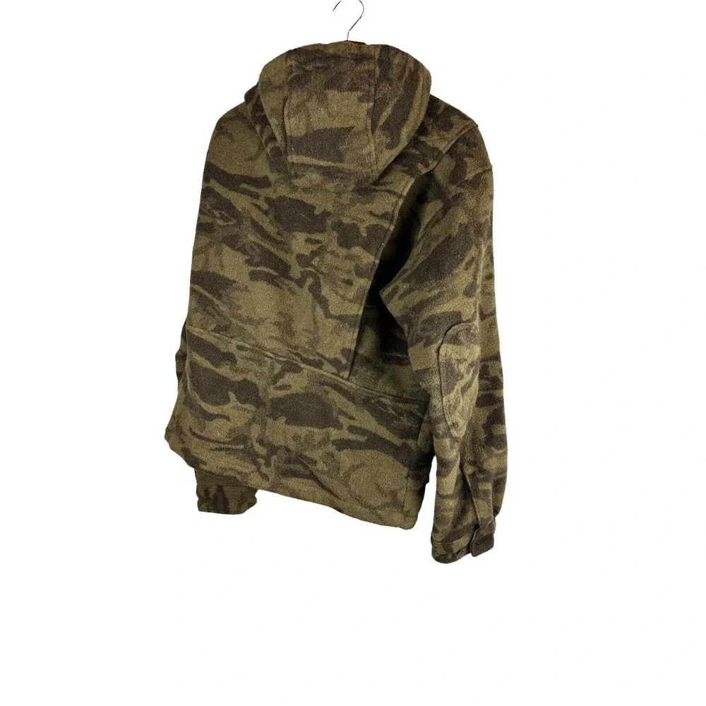 Columbia Men's Monarch Pass Camo Wool Blend Hooded Hunting Coat Size Large EUC - Picture 4 of 7